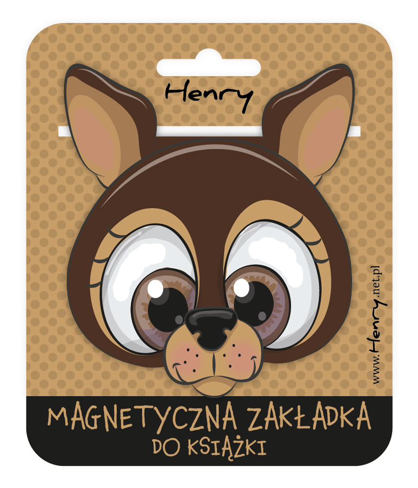 Zakładka magnetyczna Pies