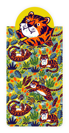 Zakładka magnetyczna Tygrys