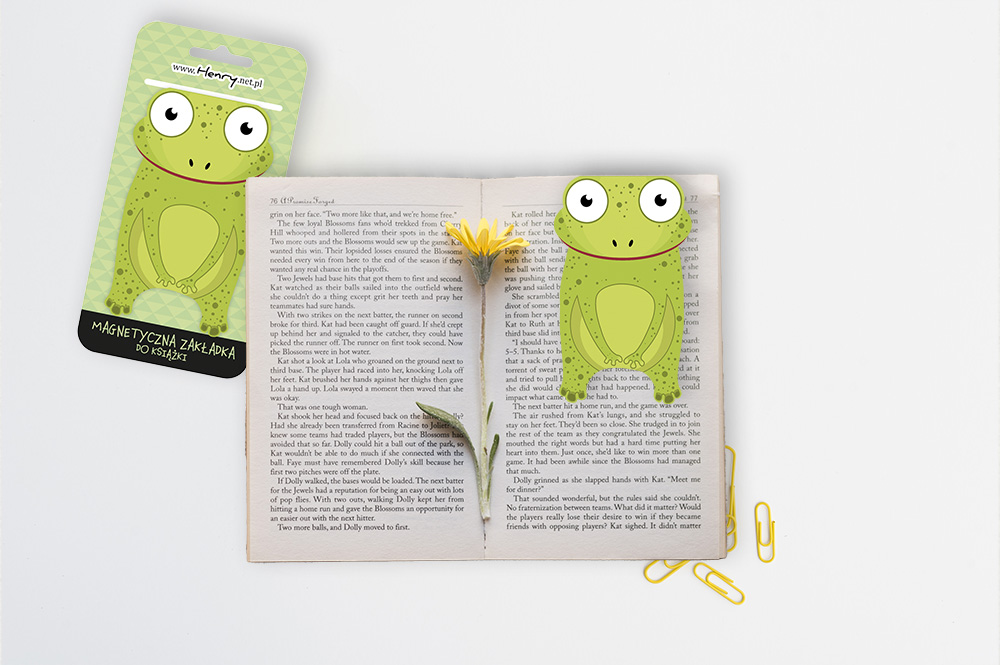 Zakładka magnetyczna Żaba