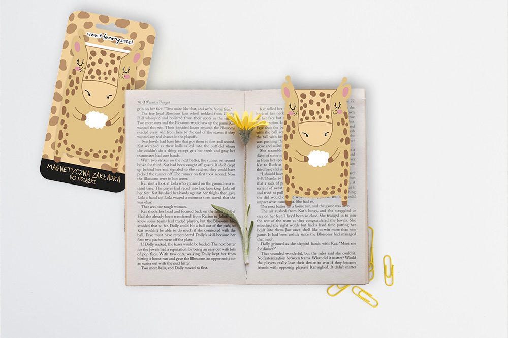 Zakładka magnetyczna Żyrafa