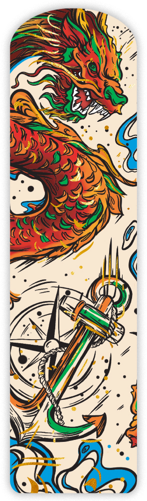 Zakładka tradycyjna Smok