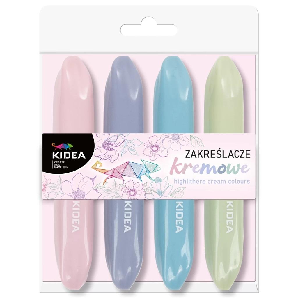 Zakreślacze Future Kidea 4 kremowe kolory