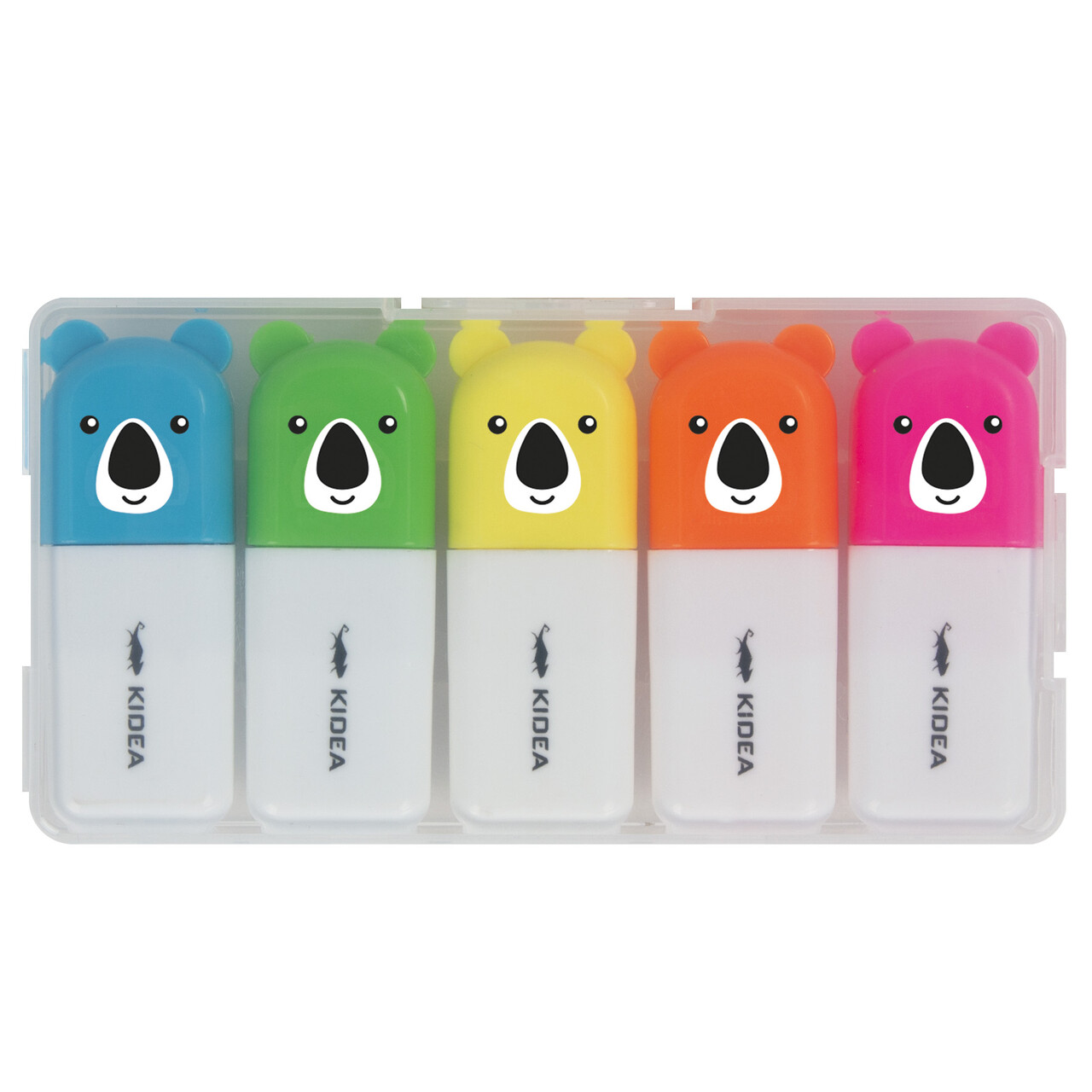 Zakreślacze z figurką 5 szt Kidea