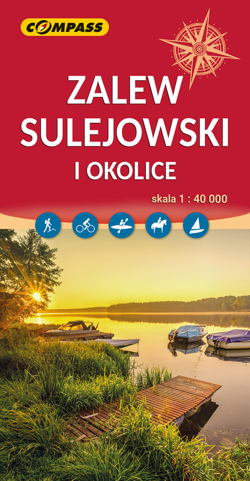 Zalew Sulejowski i okolice mapa turystyczna 1:40 000
