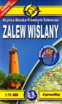 Zalew Wiślany mapa turystyczna 1:75 000