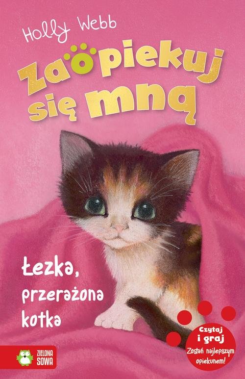 Zaopiekuj się mną Łezka, przerażona kotka