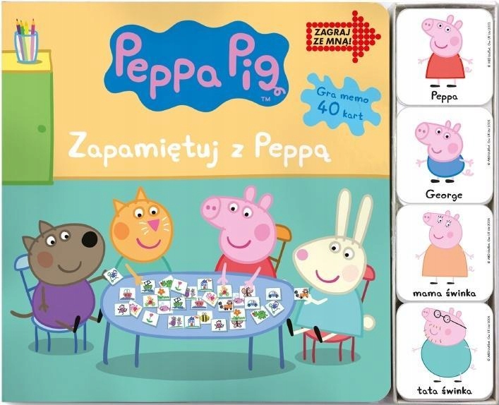 Zapamiętuj z Peppą. Zagraj ze mną. Świnka Peppa
