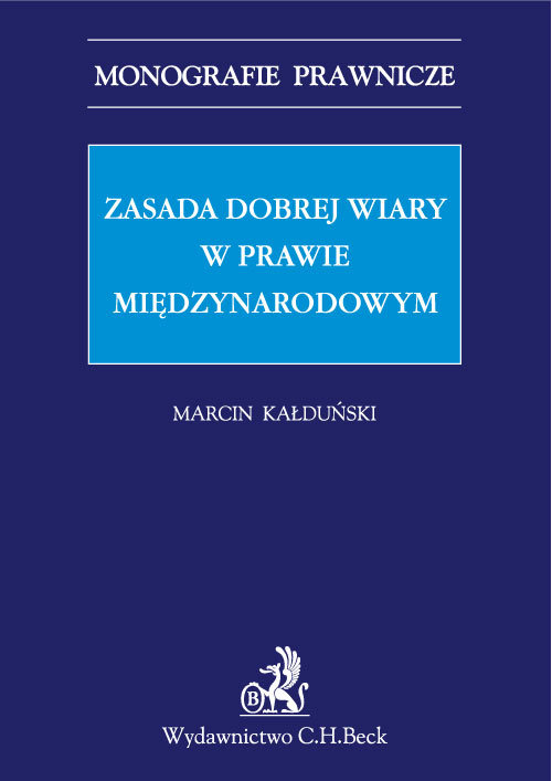 Zasada dobrej wiary w prawie międzynarodowym