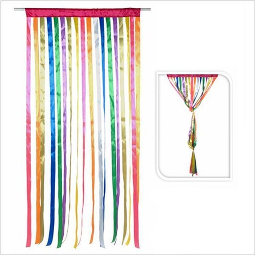 Zasłona "Paski" multikolor