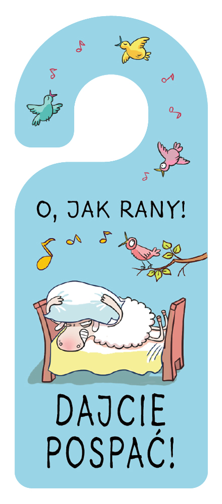 Zawieszka na klamkę Dajcie pospać