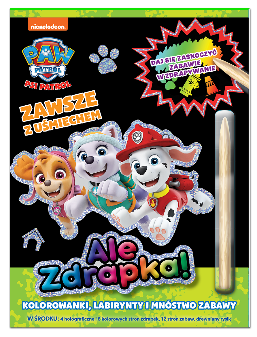 Zawsze z uśmiechem. Psi Patrol. Ale zdrapka