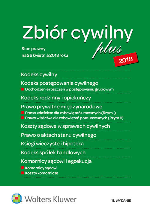 Zbiór cywilny PLUS 2018