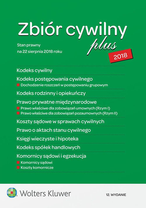 Zbiór cywilny PLUS 2018