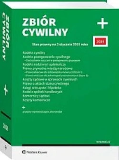 Zbiór cywilny PLUS Kodeks cywilny Kodeks Postępowania cywilnego