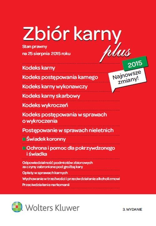 Zbiór karny Plus 2015