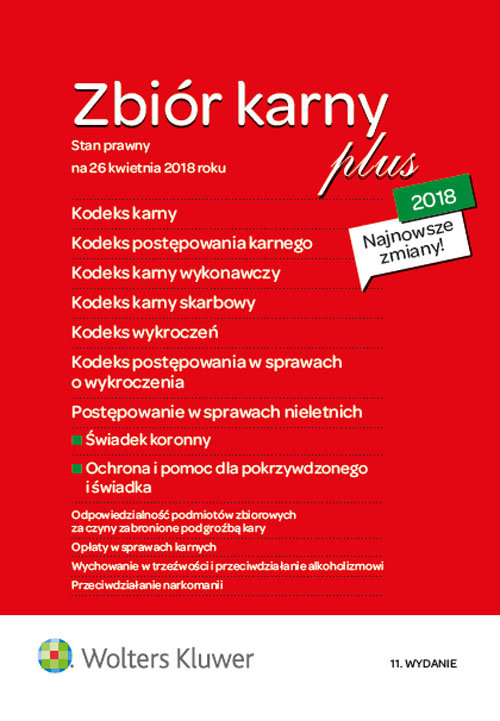 Zbiór karny Plus 2018