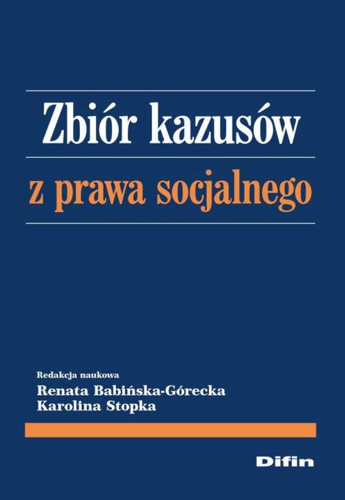 Zbiór kazusów z prawa socjalnego