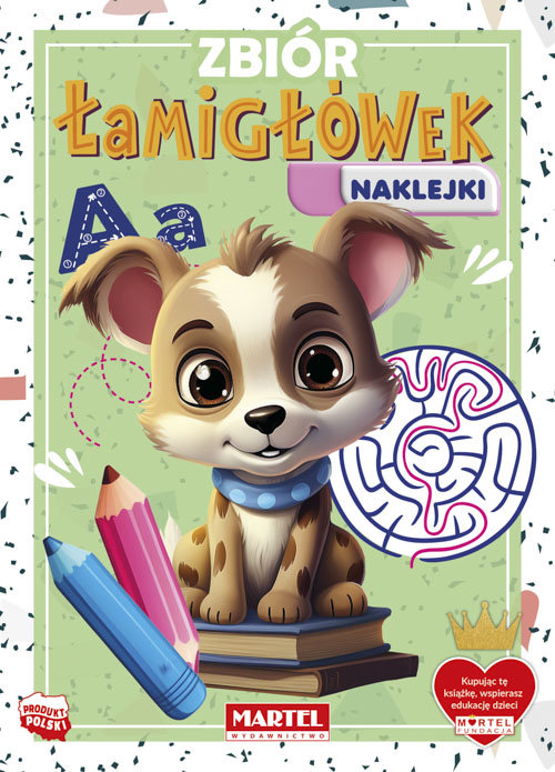 Zbiór łamigłówek z naklejkami