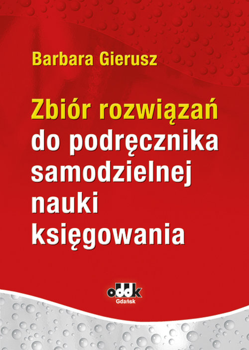 Zbiór rozwiązań do podręcznika samodzielnej nauki księgowania