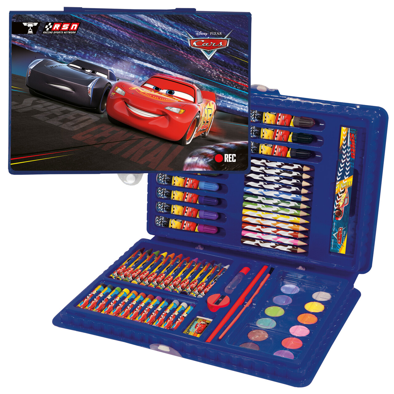 Zestaw artystyczny Cars 49 Derform 71 elementów