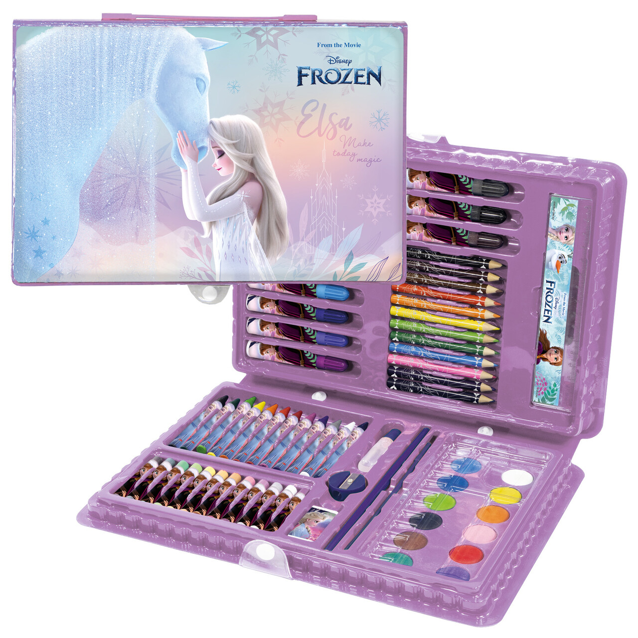 Zestaw artystyczny Kraina Lodu 30 Derform 71 elementów