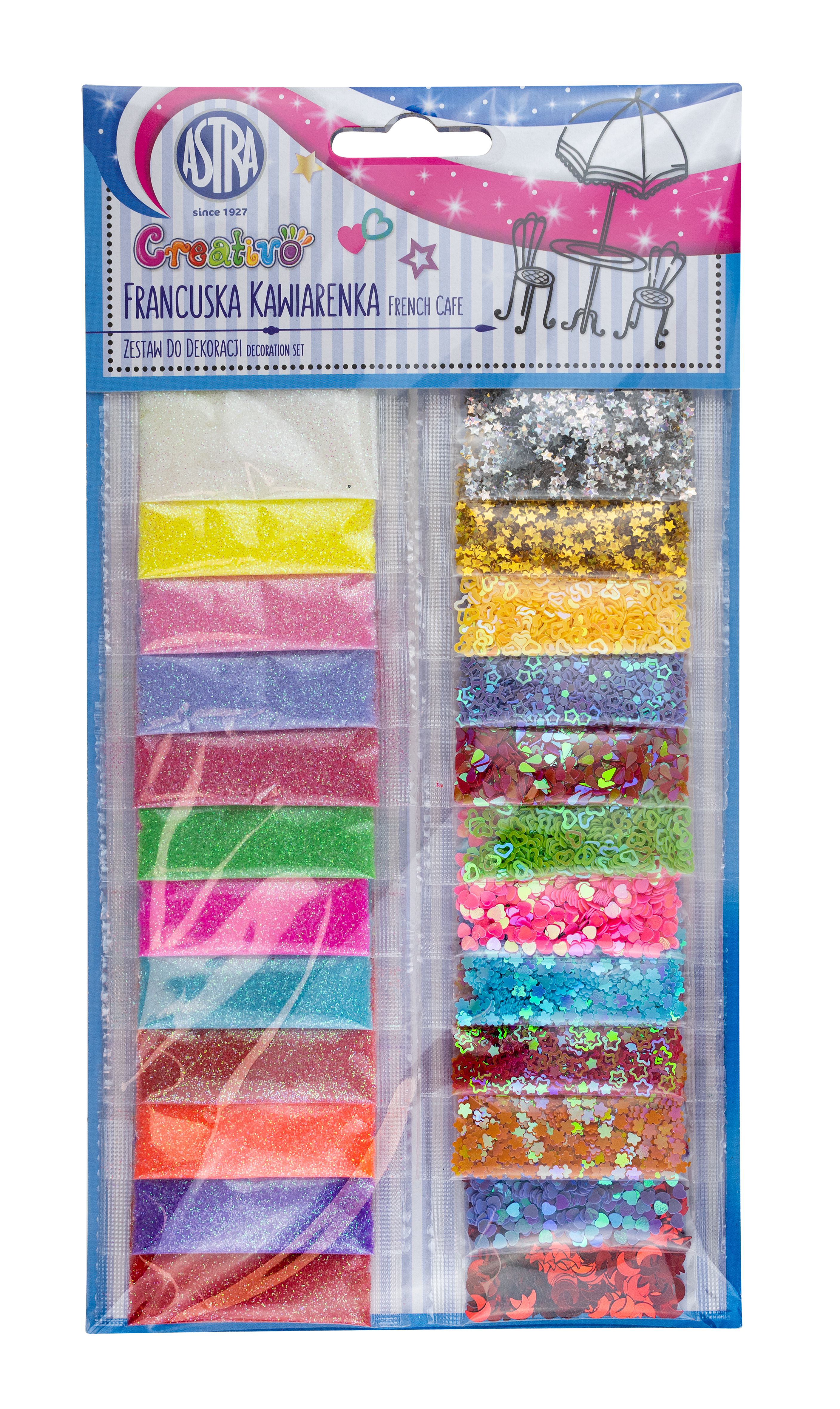 Zestaw do dekoracji Astra Francuska Kawiarenka 24 sztuki x 2g