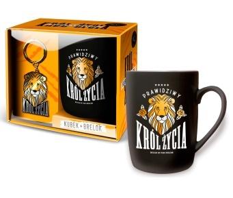 Zestaw kubek + brelok-Król Życia