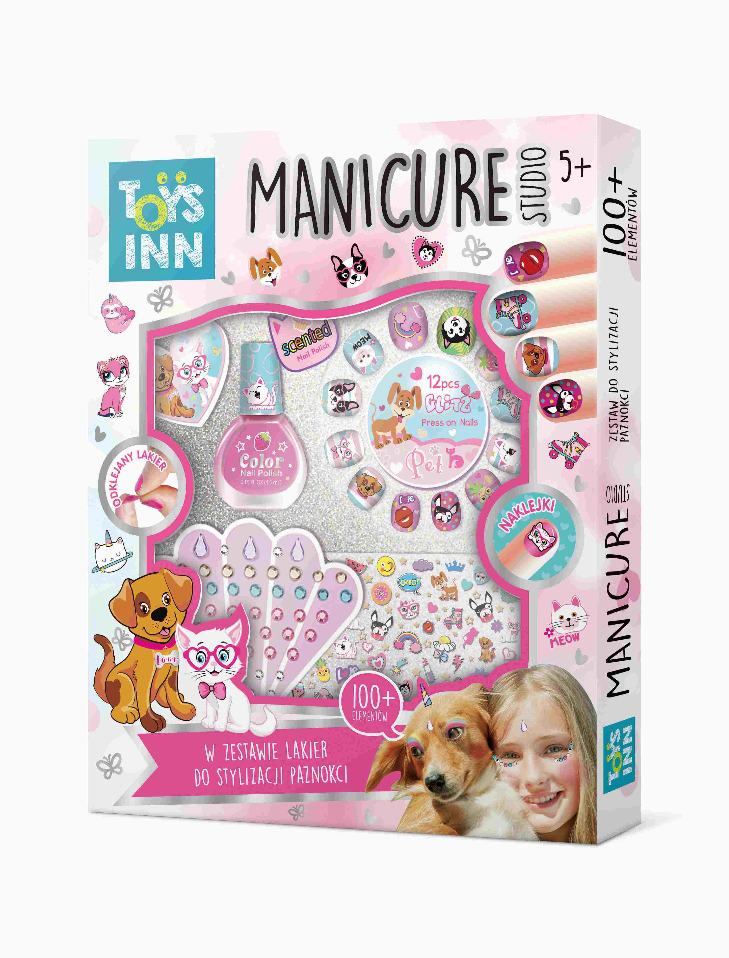 Zestaw manicure studio ToysInn Pets STN 7625