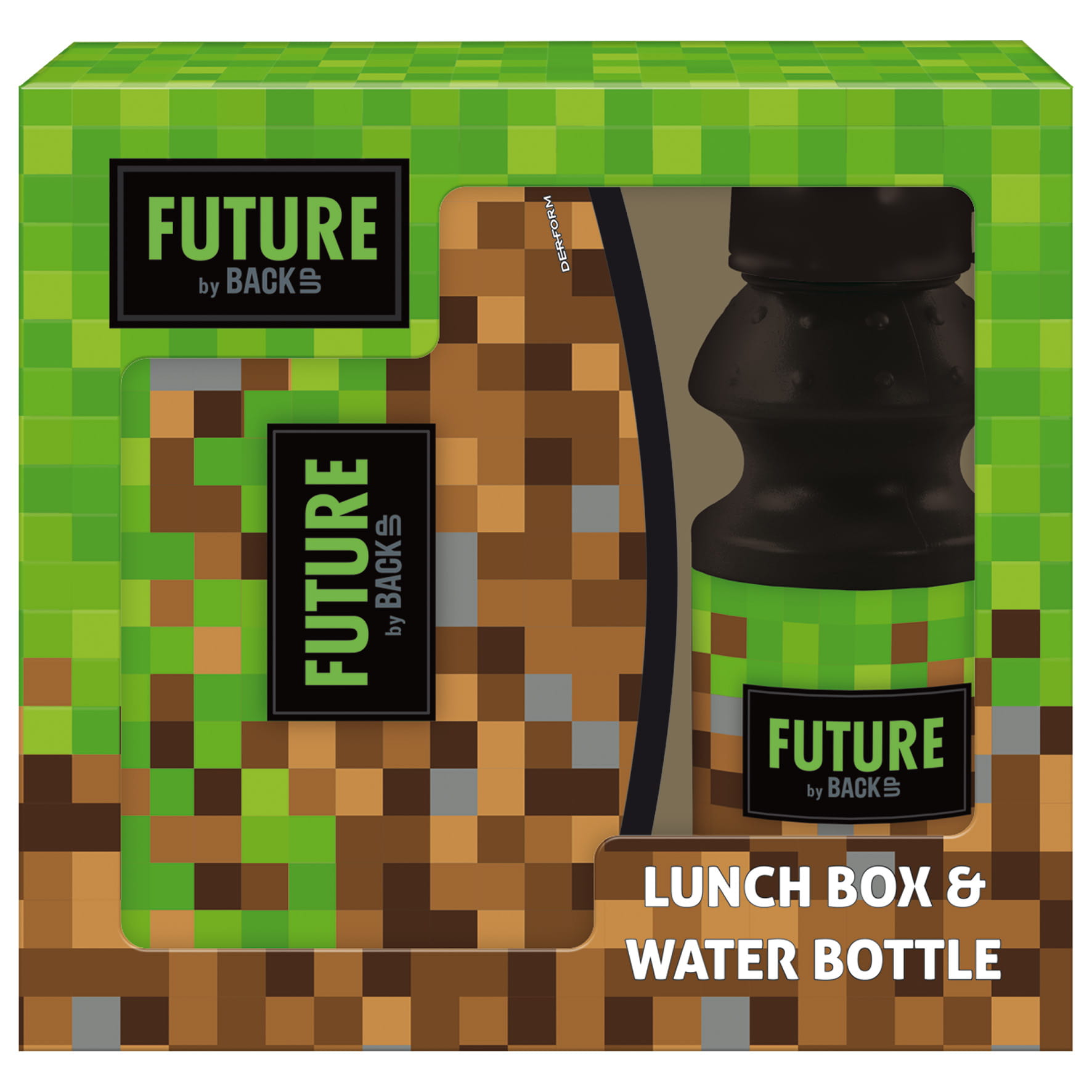 Zestaw śniadaniowy pojemnik + bidon 330ml Derform DF 29