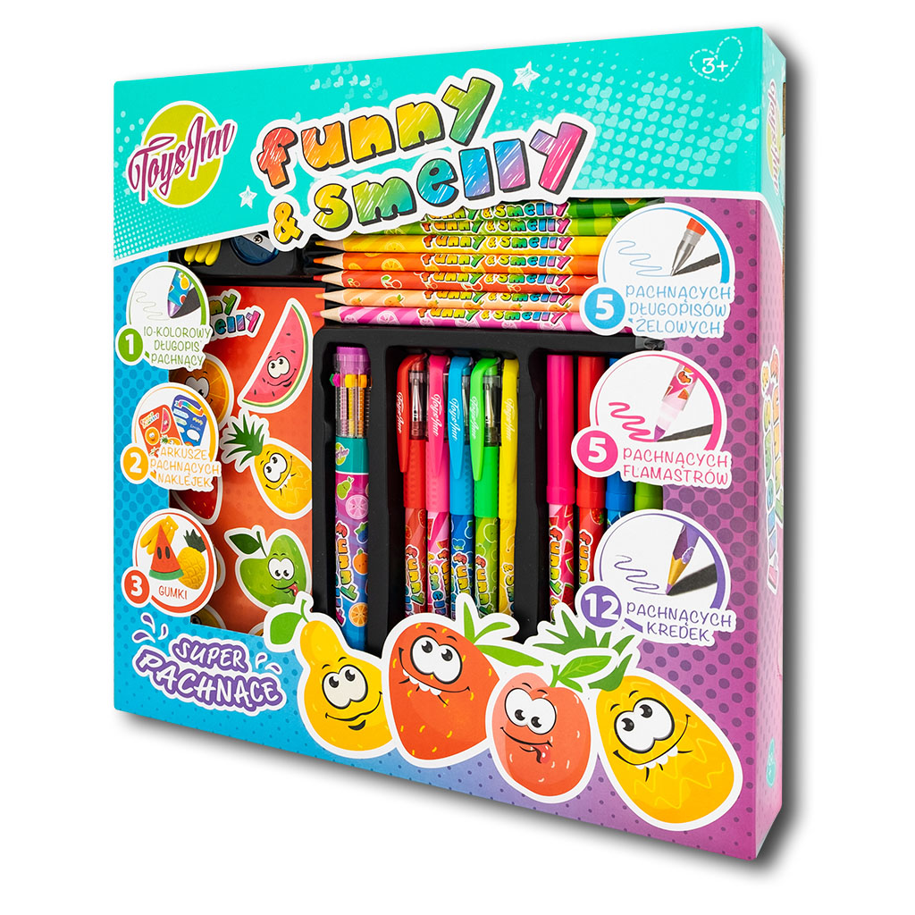 Zestaw szkolny do kolorowania pachnący ToysInn stn 5812