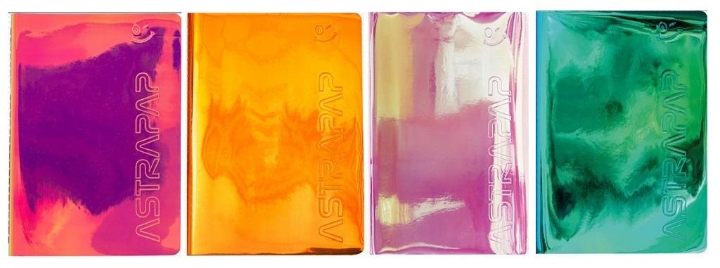 Zeszyt A5 holographic 60k. kratka 1szt.mix