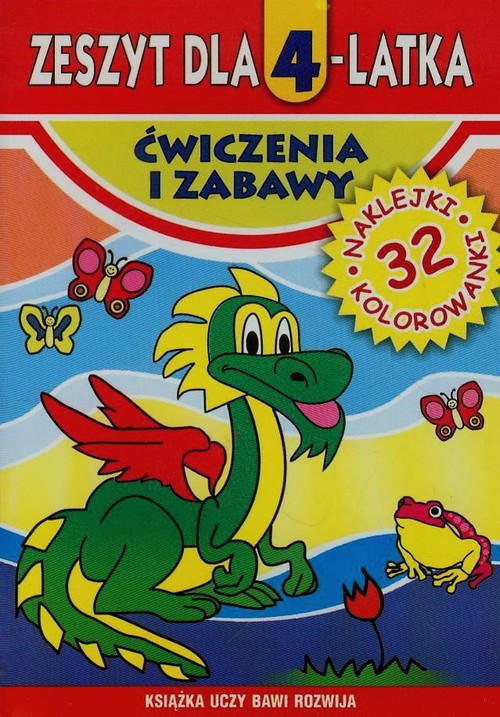Zeszyt dla 4-latka Ćwiczenia i zabawy