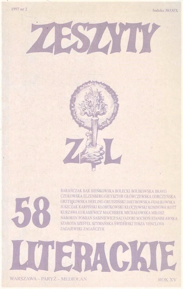 Zeszyty literackie 58 2/1997