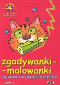 Zgadywanki - malowanki, zeszyt 1 (okładka czerwona)