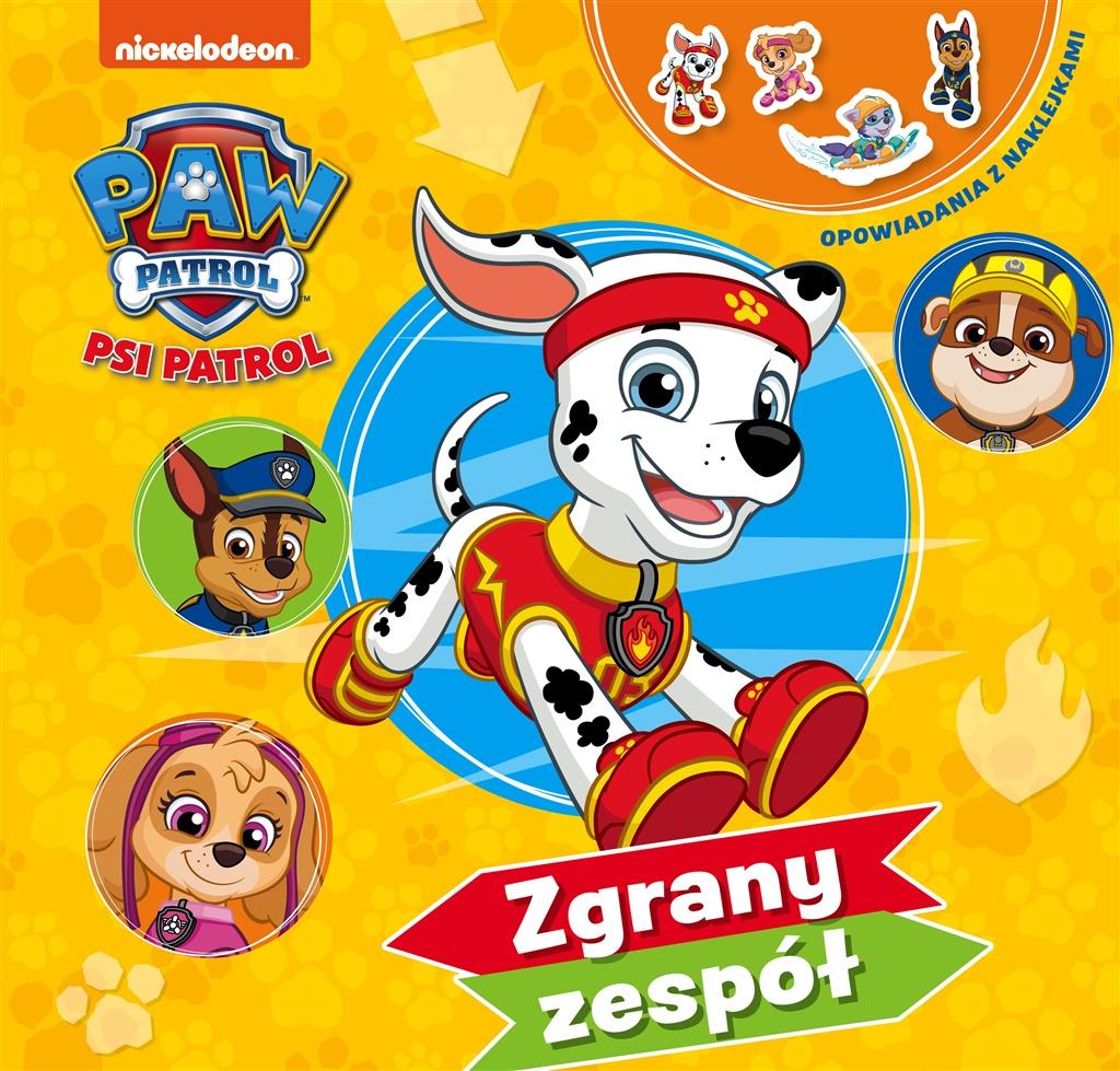 Zgrany zespół. Psi Patrol. Opowiadania z naklejkami