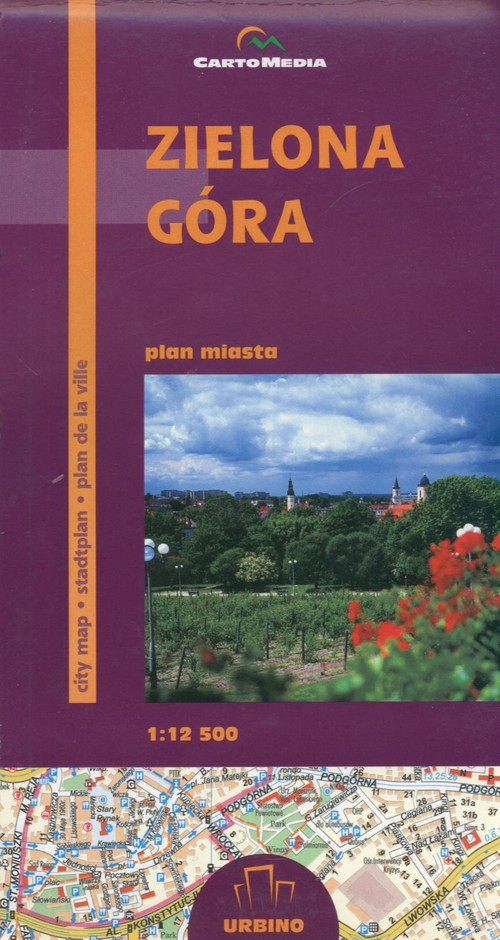 Zielona Góra Plan miasta