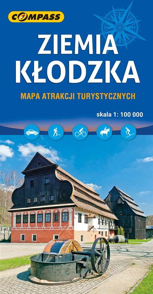 Ziemia Kłodzka mapa atrakcji turystycznych 1:100 000