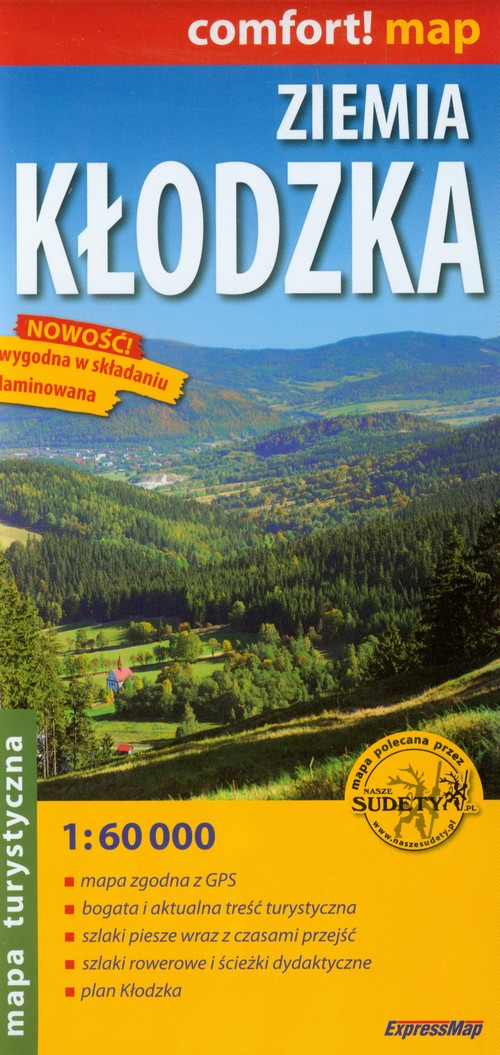 Ziemia Kłodzka mapa turystyczna 1:60 000