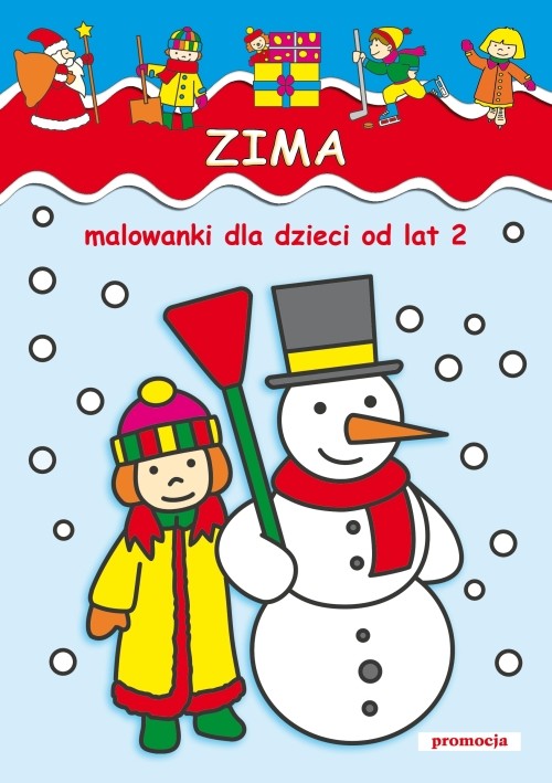 Zima Malowanki dla dzieci od lat 2