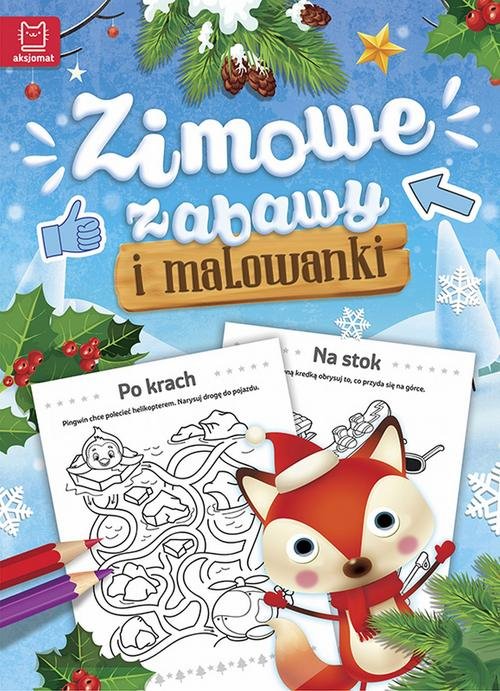 Zimowe zabawy i malowanki