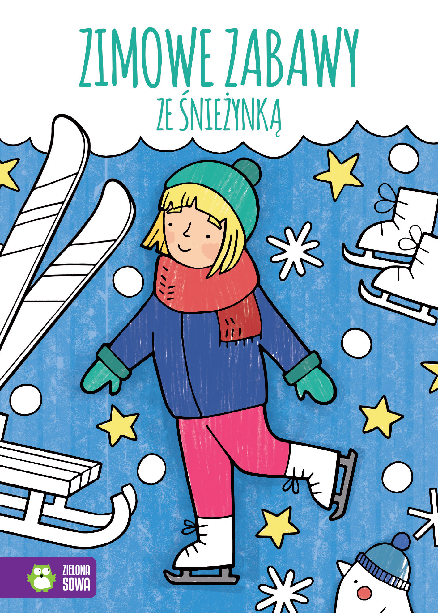 Zimowe zabawy ze śnieżynką