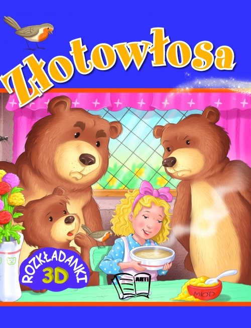 Złotowłosa Rozkładanki 3D