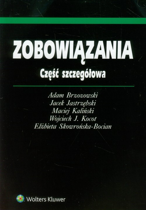 Zobowiązania. Część szczegółowa