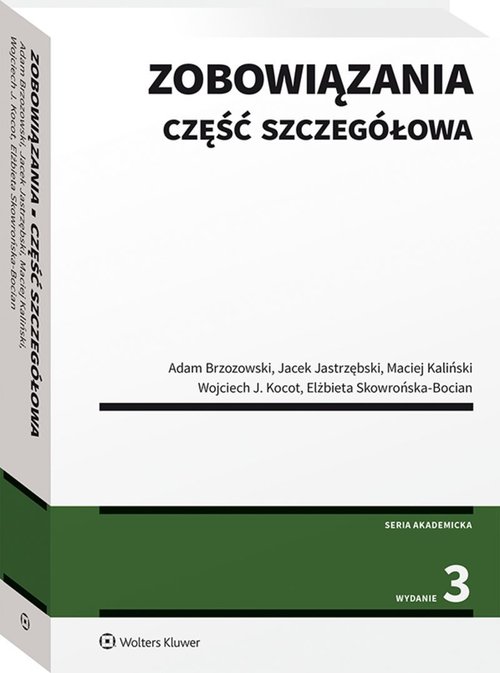 Zobowiązania Część szczegółowa