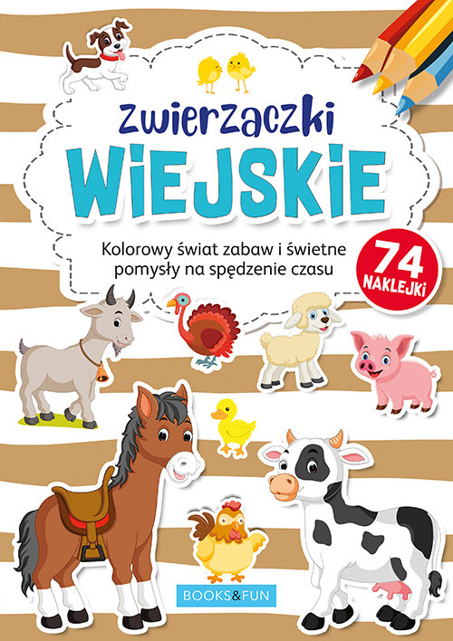 Zwierzaczki wiejskie plus naklejki