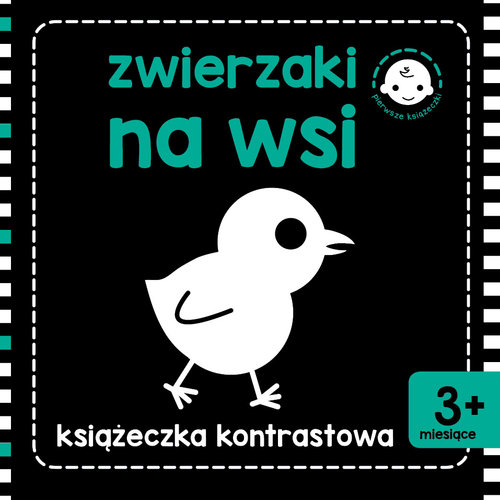 Zwierzaki na wsi Książeczka kontrastowa