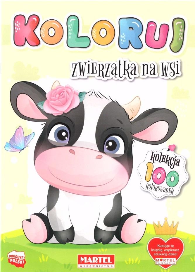 Zwierzątka na wsi. Koloruj