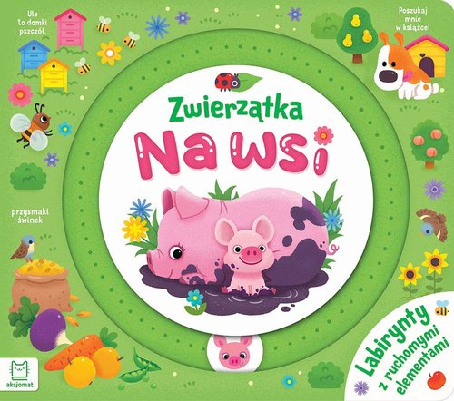 Zwierzątka na wsi Labirynty z ruchomymi elementami