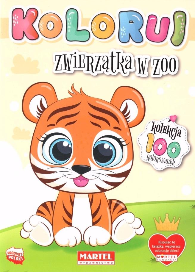 Zwierzątka w ZOO. Koloruj