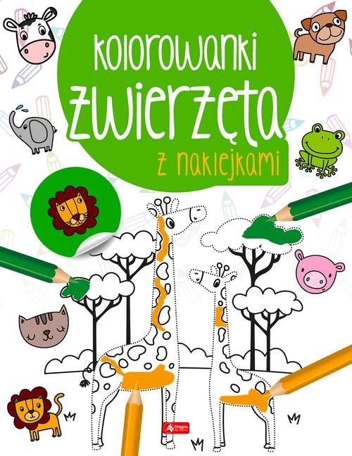 Zwierzęta Kolorowanka z naklejkami